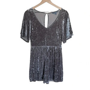 American Eagle Soft & Sexy Velvet Romper Women’s Size Medium
